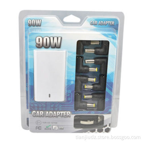 90W Universal Car Charger, DC Adapter, 5V/2A USB Output, for iPhone and iPad
